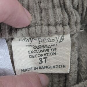 Easy-Peasy Kids Organic Cotton Cord Pants SZ 3T